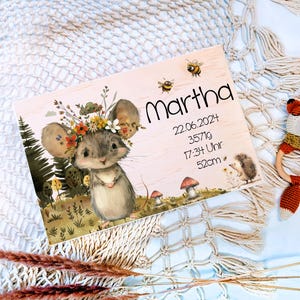 Personalized baby memory box with name, birth gift, christening gift, baby memory box, baby gift girl boy, memory box