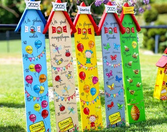 Gift farewell daycare farewell gift kindergarten teacher, farewell gift crèche, personal gift childminder measuring stick