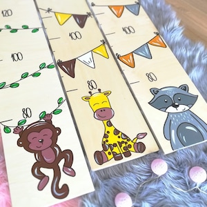 Messlatte Kinder, Messlatte Holz, Messlatten, individuelle Geschenke, personalisierte Messlatten