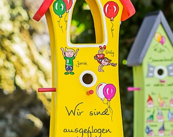 Kindergarten Abschiedsgeschenk, Abschied, Vogelhaus Abschied, Abschiedsgeschenk Kindergarten Kindergartenabschiedsgeschenk