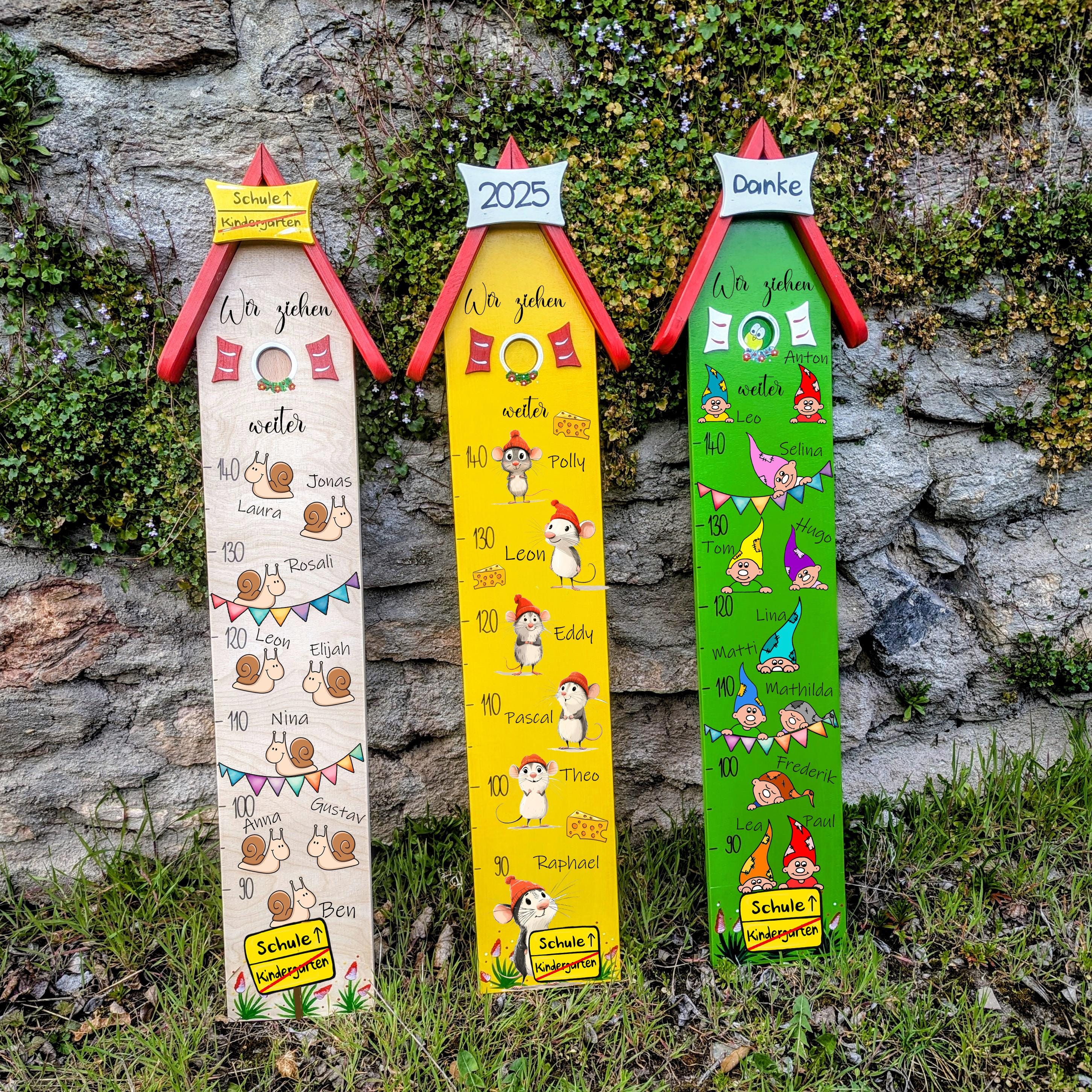 Gift farewell daycare farewell gift kindergarten teacher, farewell gift crèche, personal gift childminder measuring stick