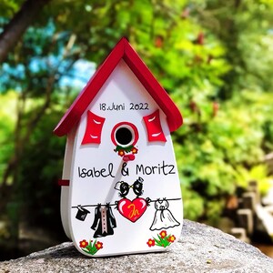 Hochzeit Vogelhaus, Hochzeit Vogelvilla, Persönliches Hochzeitsgeschenk