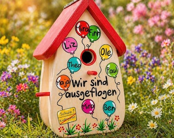 Kindergarten Abschied, persönliches Abschiedsgeschenk Erzieherin Erzieher Lehrer und Lehrerin Schule Grundschule Luftballons