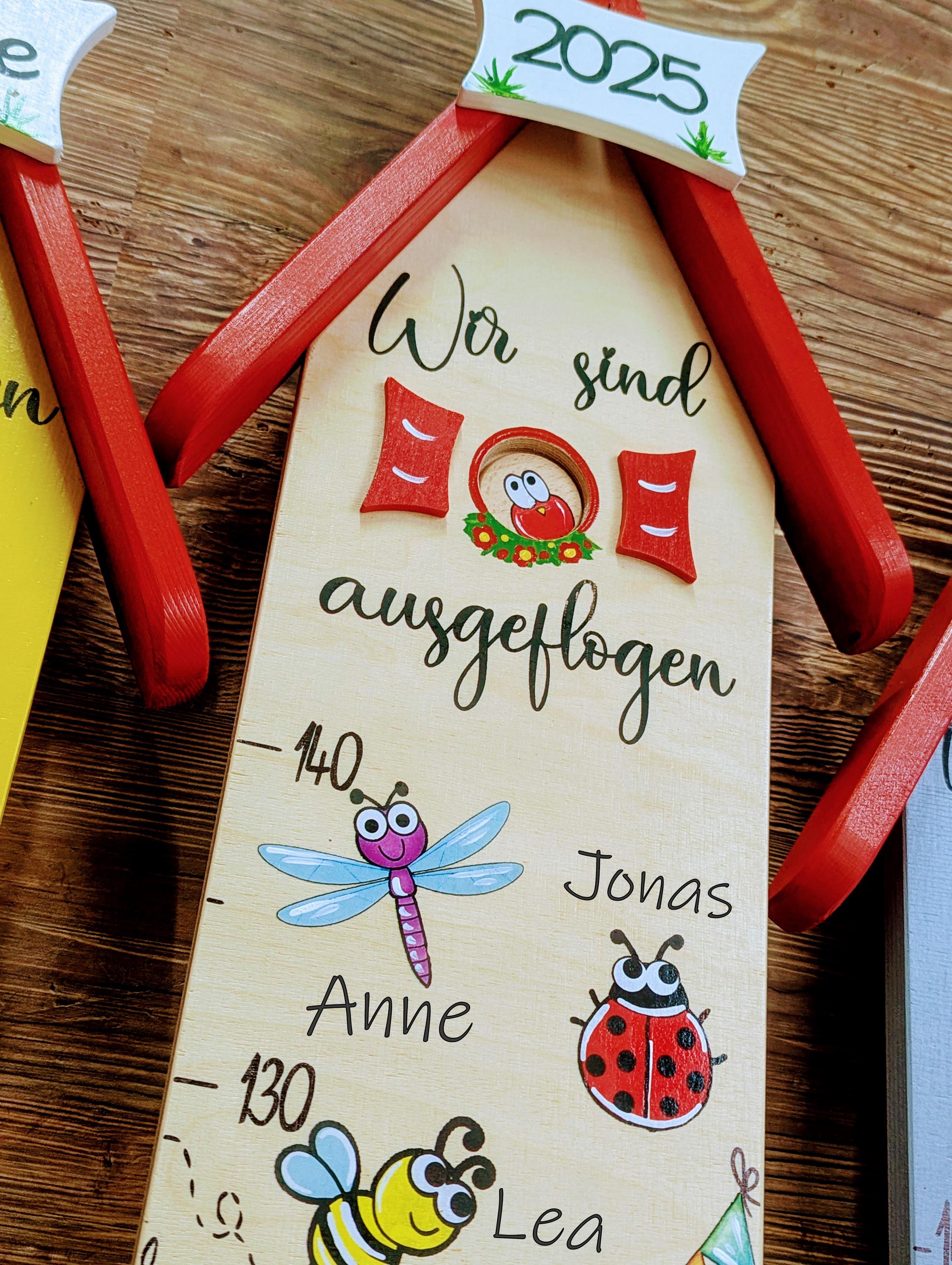 Gift farewell daycare farewell gift kindergarten teacher, farewell gift crèche, personal gift childminder measuring stick