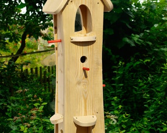 Vogelhuisje om zelf te schilderen, bouw een vogelhuisje