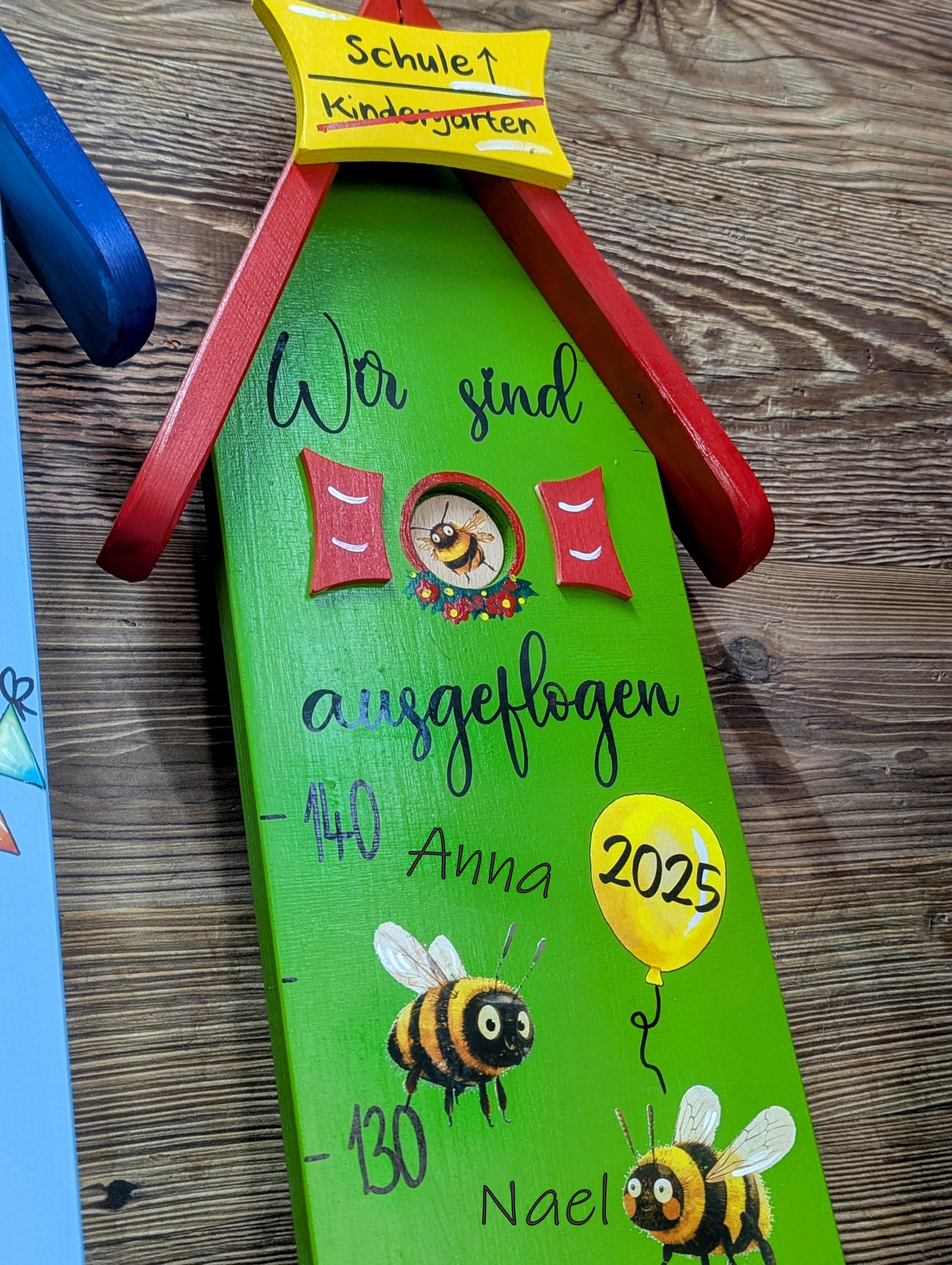 Gift farewell daycare farewell gift kindergarten teacher, farewell gift crèche, personal gift childminder measuring stick