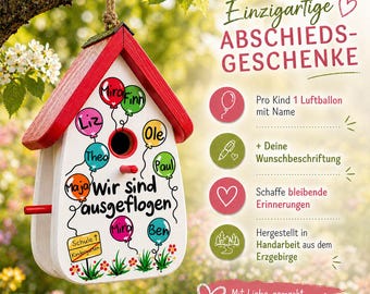 Kindergarten farewell, personal farewell gift for kindergarten teacher, teacher, and school teacher, primary school balloons