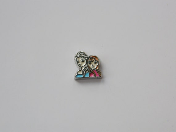 Elsa Anna Floating Locket Charms Fits Origami Owl Living Locket And Others