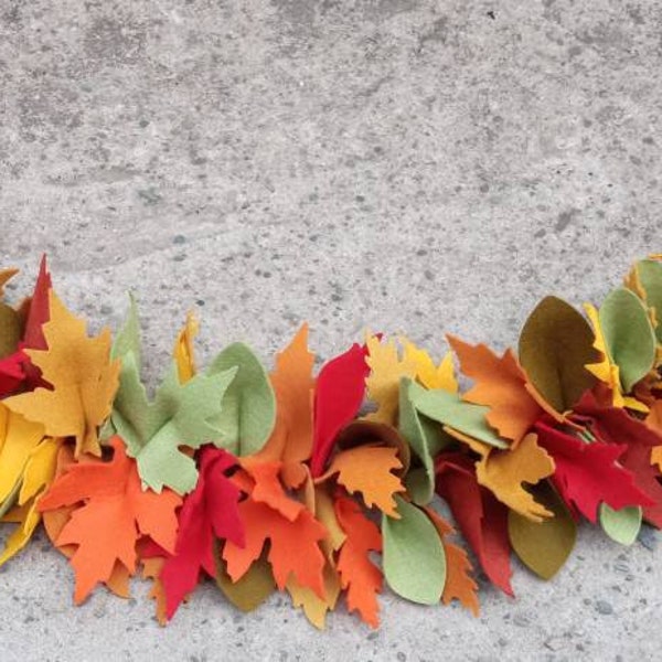 Autumn garland, Autumn decor, home decor, wall hanging,pumpkins