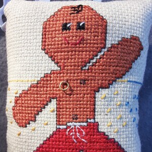 Kruissteekpatroon Pride Gingerbread man Beach Bum