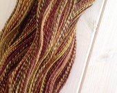 SALE Handspun, Hand Spun, Handspun Yarn - Golden Harvest 310 yards