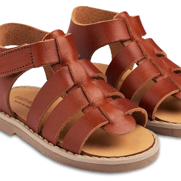 Greek sandals Baby boy summer Leather shoes Ancient Greek style Baby boy Greek baptism Wedding Godson unique gift size 19 - 25 EU / 4 - 9 US