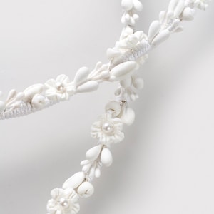 Floral Stefana wedding crowns Greek stefana orthodox wreaths Stephana handmade Pearls stefana wedding ceremony Bridesmaid gifts Couple gifts
