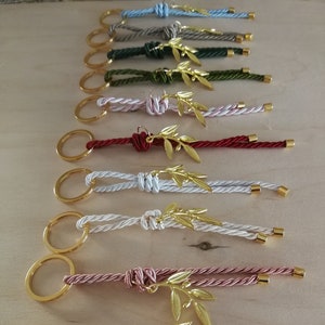 Bomboniere in argento e oro con olive Portachiavi per matrimonio Souvenir greci Regali per ospiti del battesimo Omaggio Fatto a mano