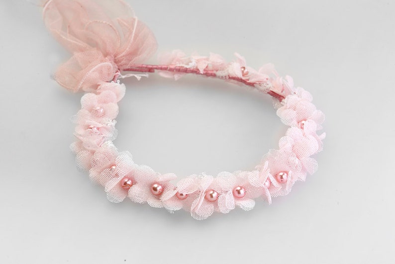 first communion hair wreath