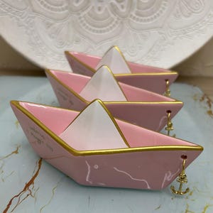 Nome ancora barca bomboniere battesimo bomboniere ceramica souvenir greci con koufeta regali per gli ospiti omaggio stile unico