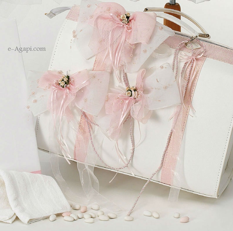 Greek Baptism Baby Girl Keepsake Box Flowers Theme White / Etsy