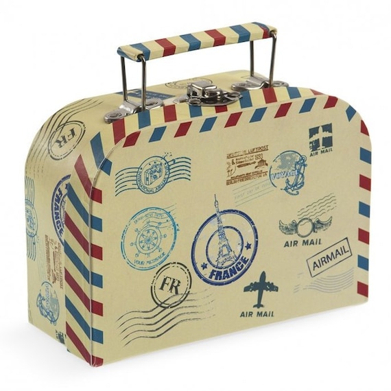 Timbres Vintage Favorise Valise Boite Bebe Garcon Bapteme Etsy Timbres Vintage Favorise Valise Boite Bebe Garcon Bapteme Etsy