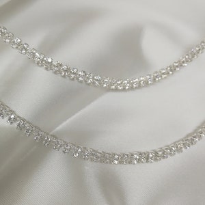 Rhinestone Stefana wedding crowns Greek stefana orthodox wedding crowns stephana handmade gifts hair accessories wedding ceremony Bridal