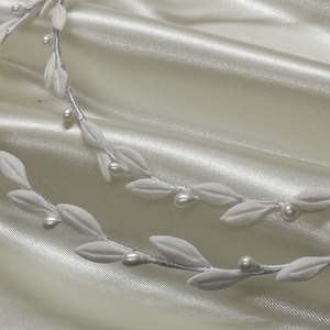 Stefana wedding crowns Greek stefana orthodox wedding crowns stephana handmade crowns olive pearls stefana wedding ceremony Bridal crowns