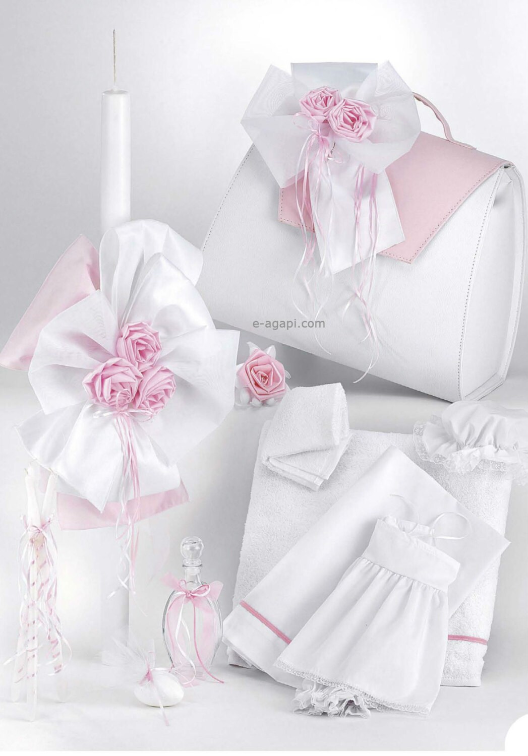 Greek baptism set orthodox baptism candle set baby girl Etsy