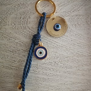 Portachiavi con etichetta personalizzata, bomboniere, souvenir per battesimo greco, omaggio per matrimonio, regali per gli ospiti, fatto a mano
