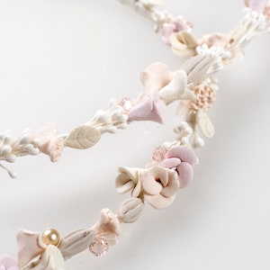 Floral Wedding Crowns Greek stefana orthodox Handmade crowns Greek stephana wedding Bridal gift