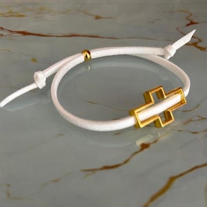 Bomboniere greche in oro 24k Battesimo Martirika Opzione occhi Regali per gli ospiti Braccialetti Souvenir testimoni Omaggio fatto a mano Battesimo bambino bambina