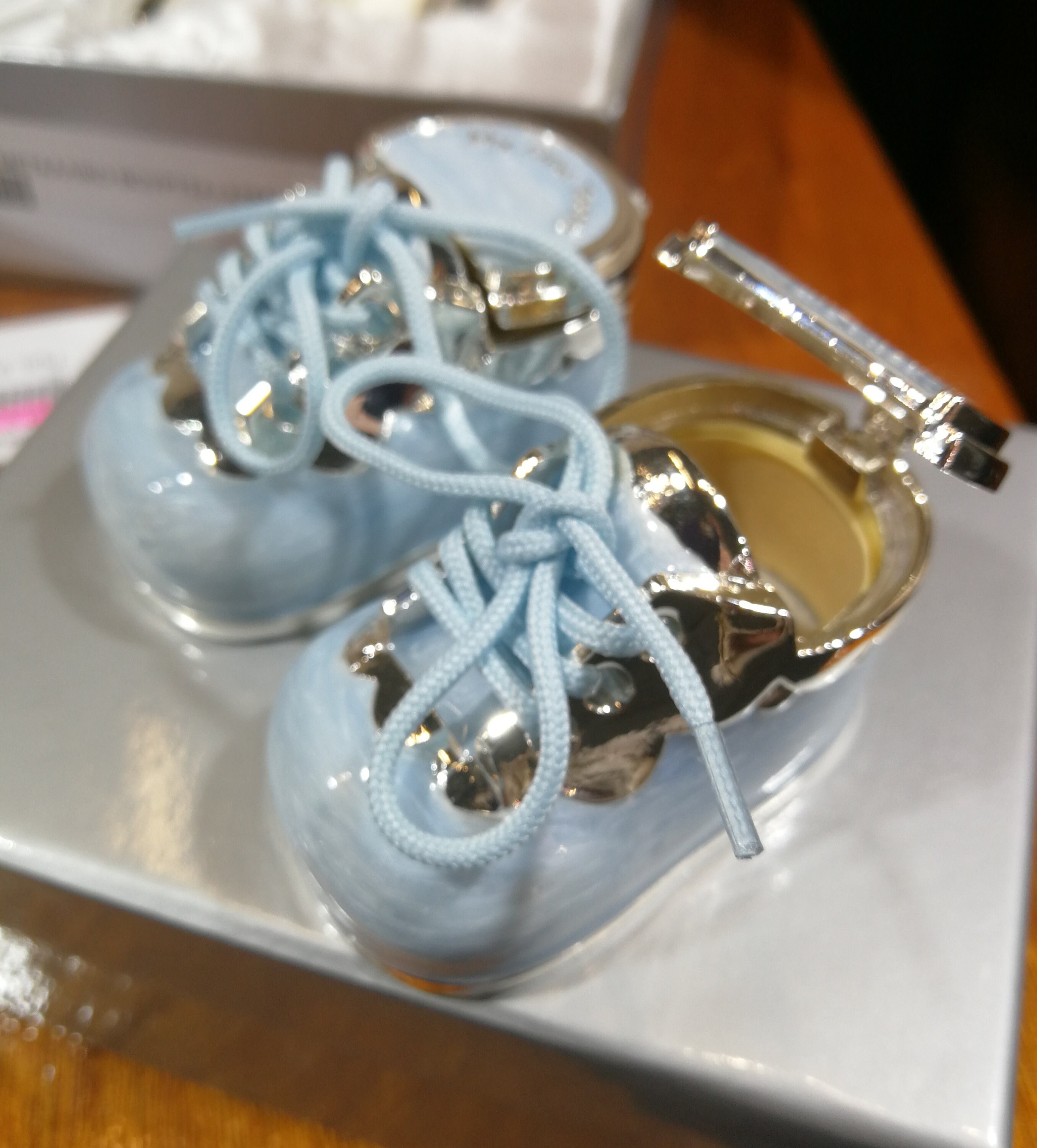 First Tooth and Curl Shoes Boxes Set 1st Birthday Gift New Born