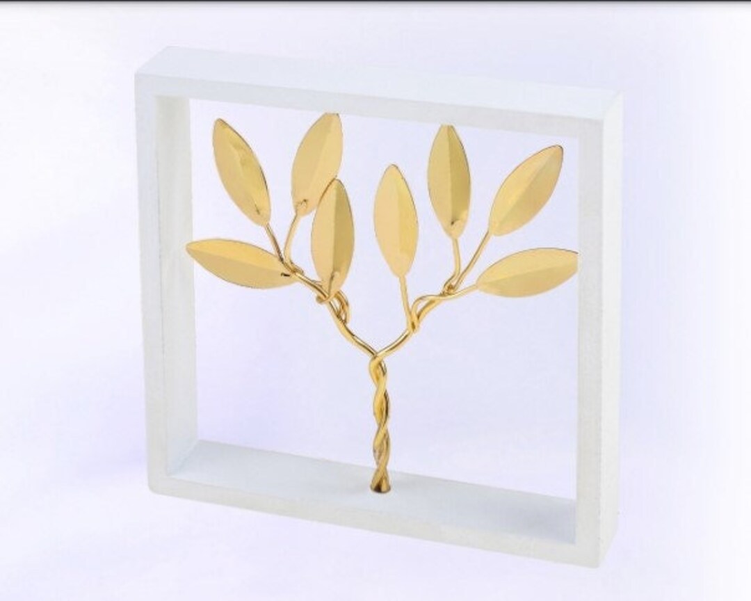 Frame Gold Olive Tree Favors Wedding Ornament Souvenirs Greek - Etsy