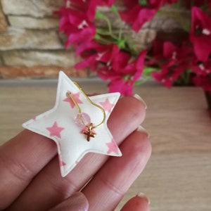 Cuscino a stella Filaxto souvenir per battesimo con croce Spille di sicurezza greche Martirika Regali per gli ospiti del battesimo Bambino e bambina