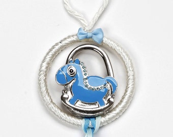Rocking Horse doopsel gunsten 10-200 jongens Bomboniere battesimo sleutelhanger doop gunsten ideeën Recuerdos de bautizo baby douche gasten cadeau
