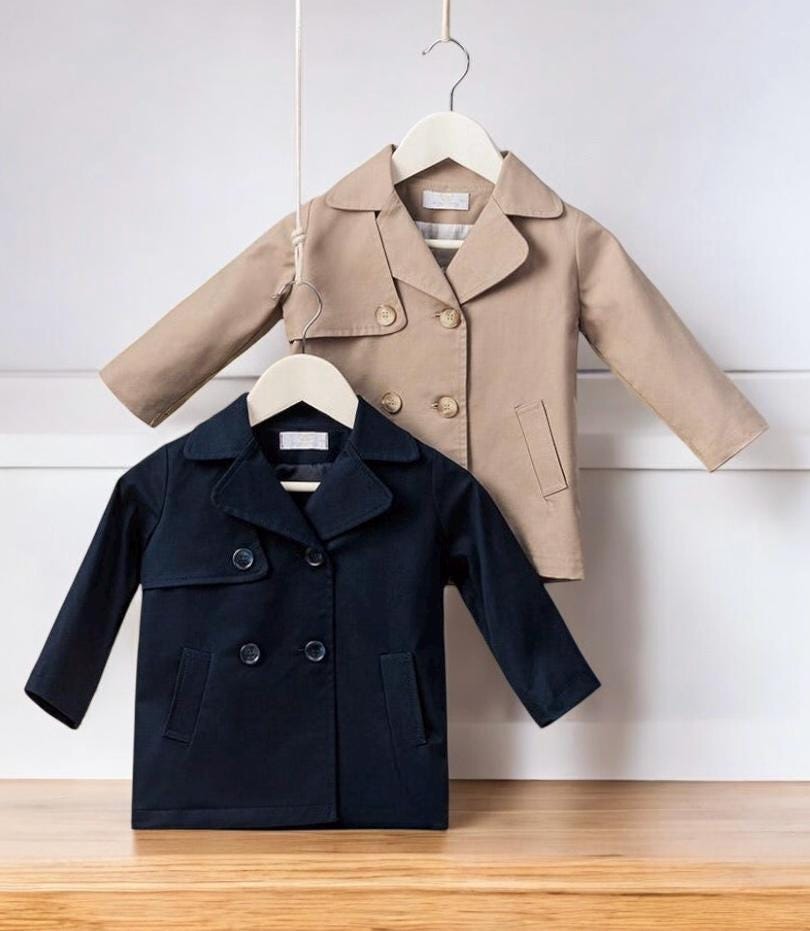 Flower Button Coat For Girls Famuka Baby Girl Trench Coat Dress
