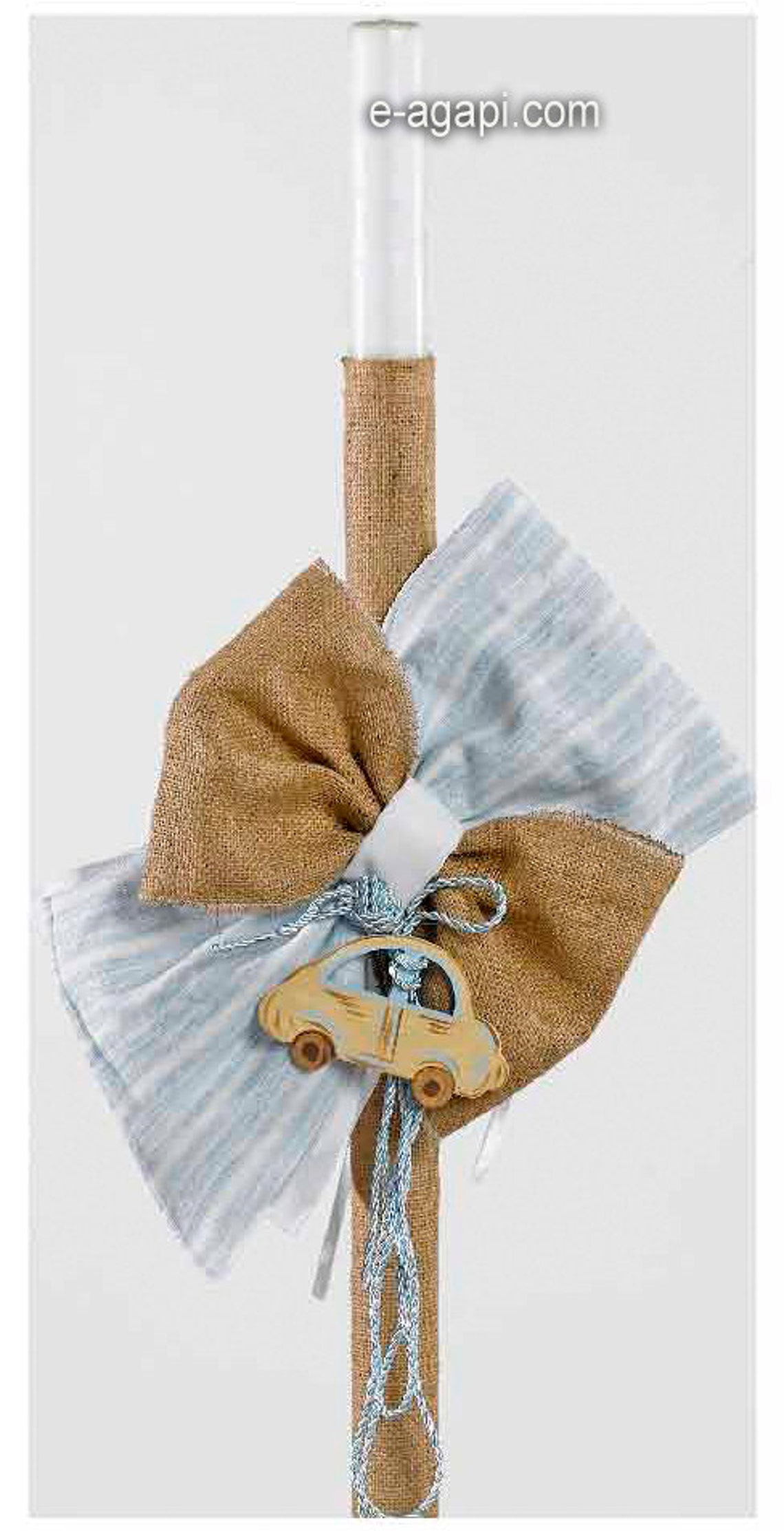 Car Lambada Greek Baptism Candles Orthodox Christening Candles Etsy