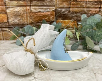 Anclaje con nombre, recuerdos de velero, bomboneras de bautizo, cerámica, souvenirs griegos con koufeta, regalos para invitados, obsequios, estilo único