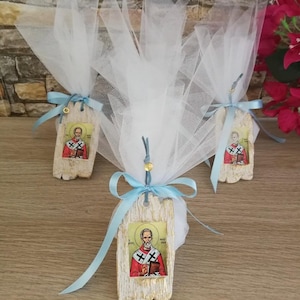 Scegli le icone dei santi Bomboniere personalizzate Bomboniere ortodosse per il battesimo greco Bomboniere a croce Regalo per gli ospiti Bomboniere religiose Bomboniere per il battesimo di una bambina Bomboniere per bambini