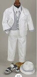 Couture Baby boy baptism outfit set Greek baptism suits white christening suit Optional assorted shoes 