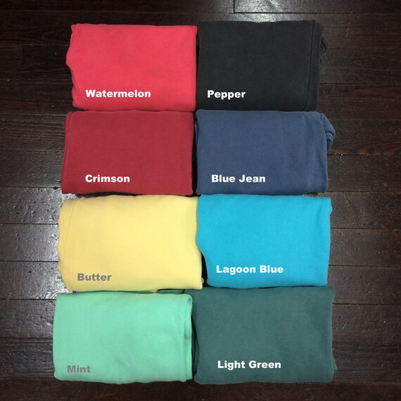 Sorority School Team Comfort Colors Crewneck Varsity Etsy
