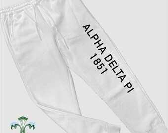 Sorority White Joggers - High Standard