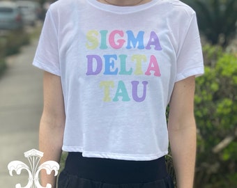 Sorority Cupid Bella Cropped Tee