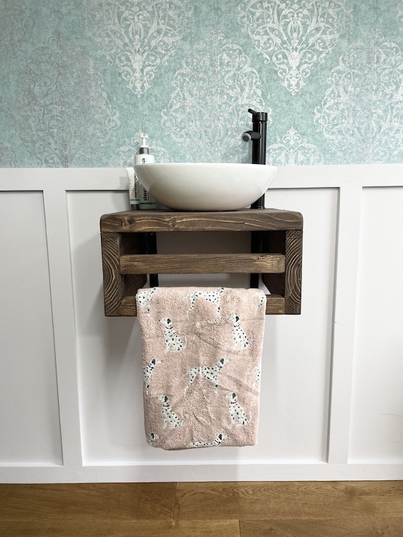 Small sink with towel rail sale