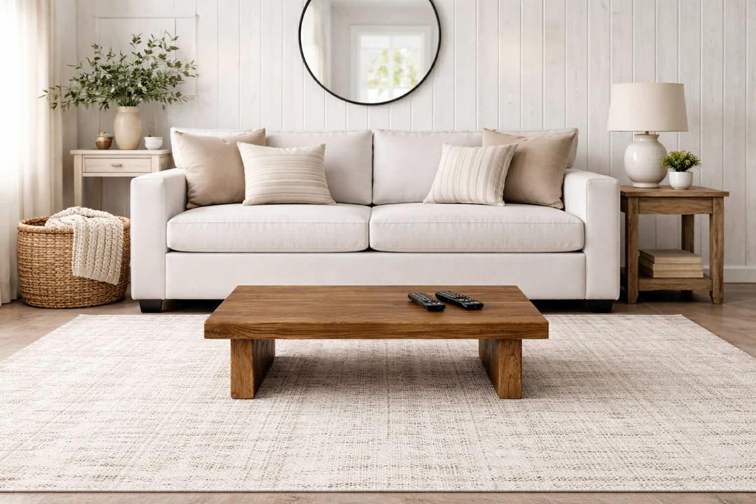 Rustic Low Table Low Rustic Coffee Table Handcrafted Wooden - Etsy UK