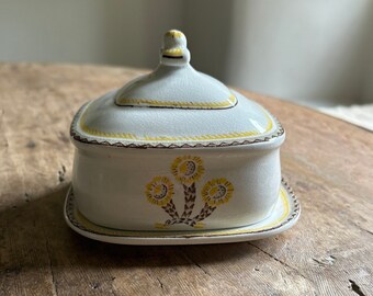 Swedish Gustavsberg Tussilago Butter Box  - Scandinavian Home Interior White Tableware