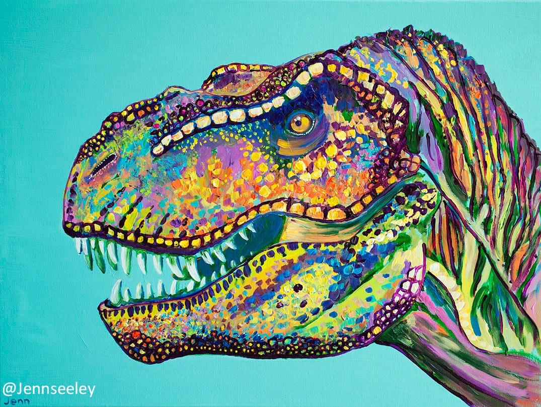 T Rex Unblocked Art Prints for Sale