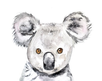 Baby Koala Art Print