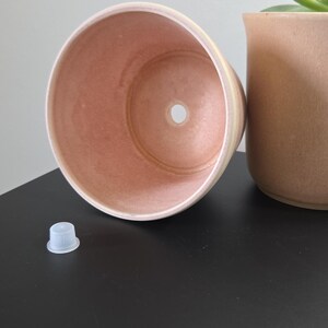 Hand Glazed Boho Planter, Himalayan salt