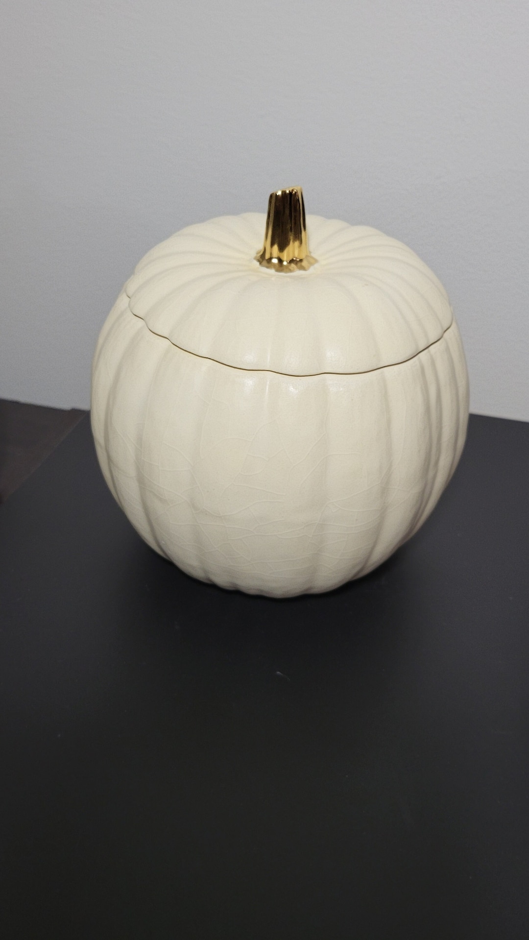 Matte White Ceramic Pumpkin Candy Dish - Etsy