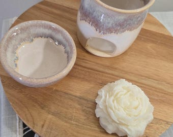 Wax Warmer, Honey Flux & Iron Lustre