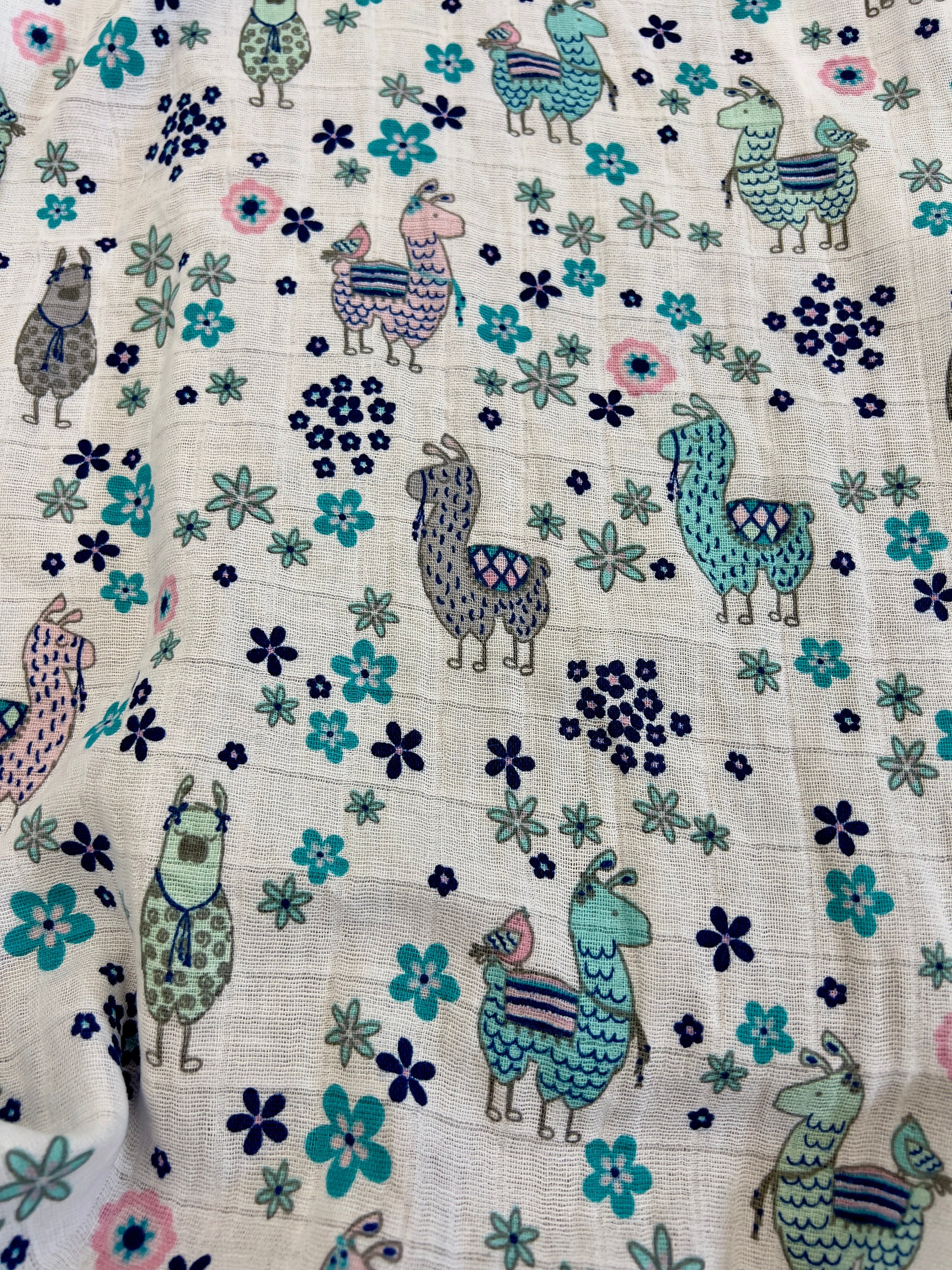 Llama muslin clearance swaddle