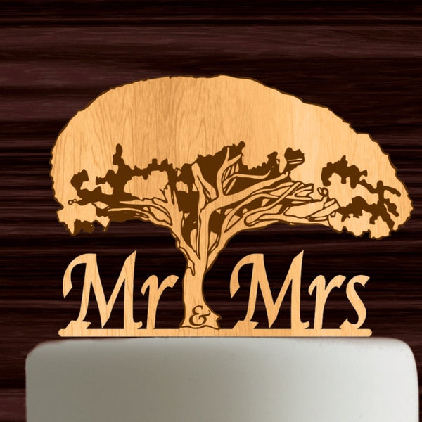 Tree of Life Cake Toppers for Wedding Etsy